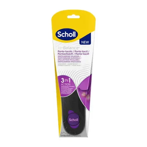 Scholl In-Balance Innleggsåle plantar fasciitt (M)